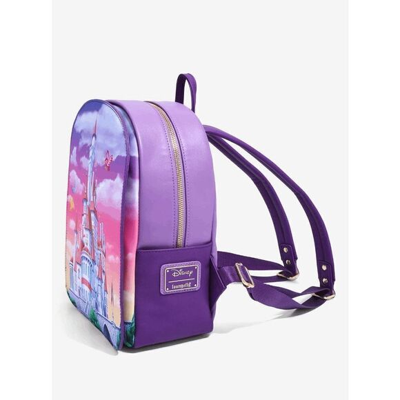 Loungefly Disney Beauty and the Beast Castle Portrait Mini Backpack